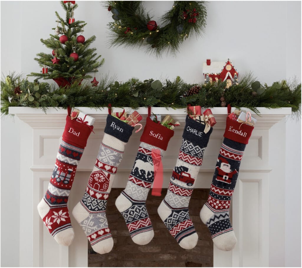 fair isle stockings 