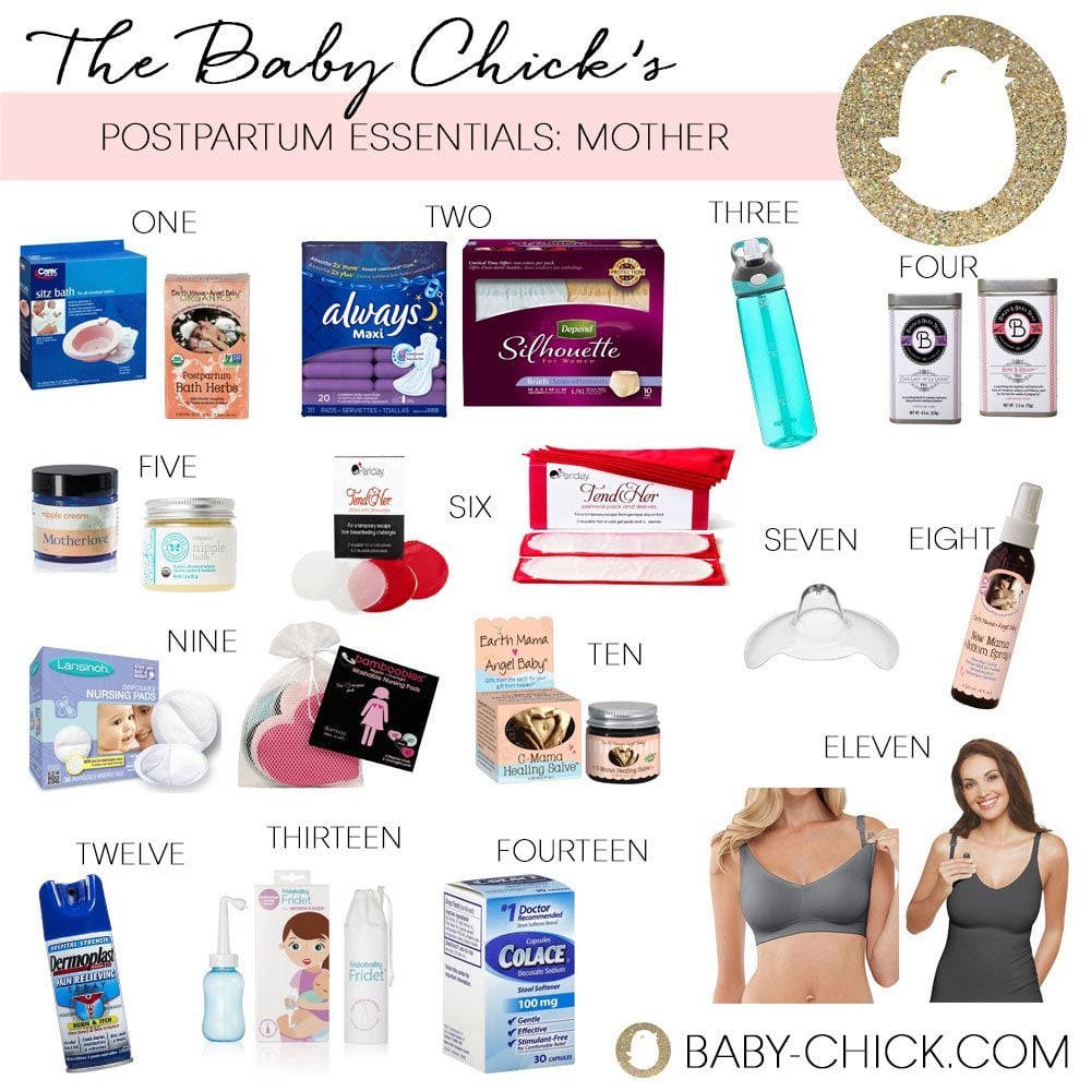 Postpartum Essentials for Mom and Baby 