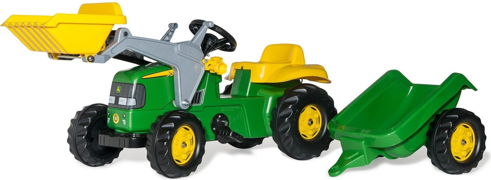 John Deere Kid Tractor With Trailer
