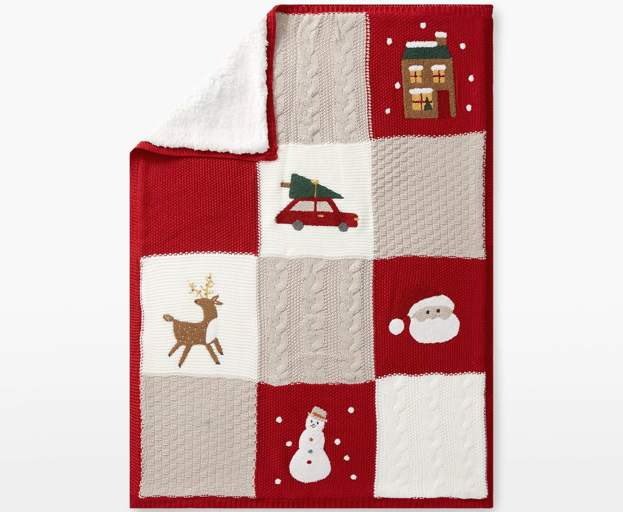 christmas heirloom baby blanket