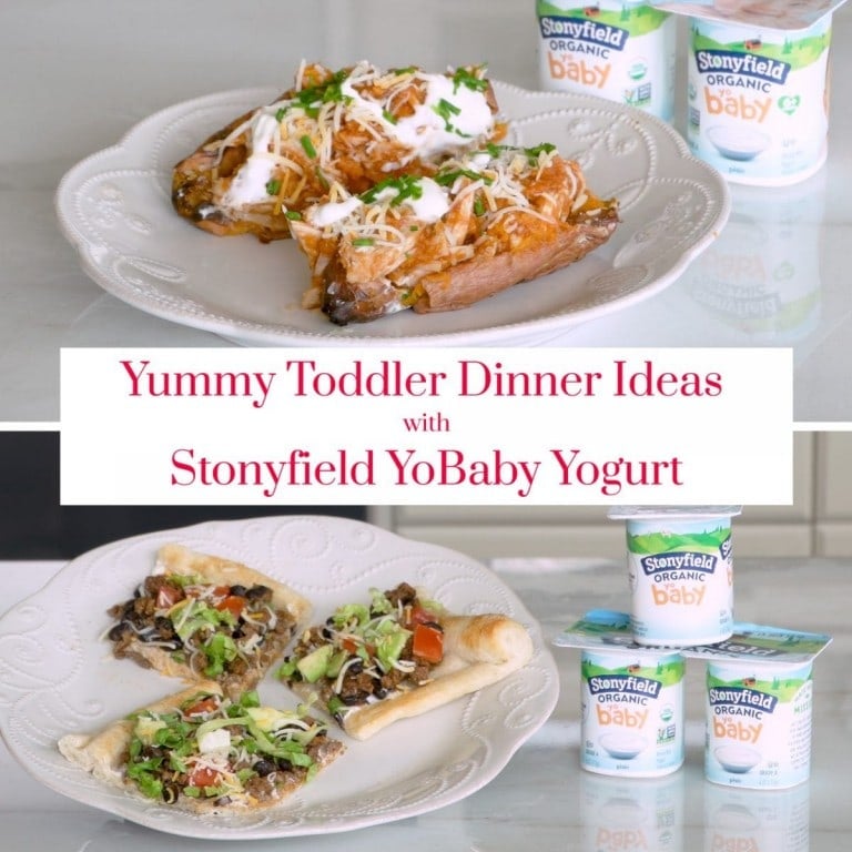 Stonyfield Dinner Recipes with their YoBaby yogurt.