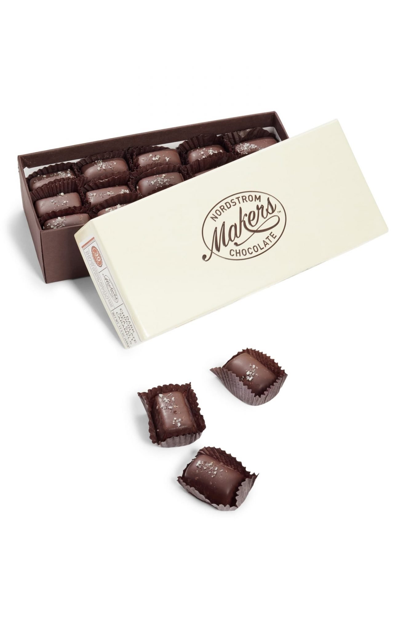Dark Chocolate Sea Salt Caramels NORDSTROM MAKERS CHOCOLATE