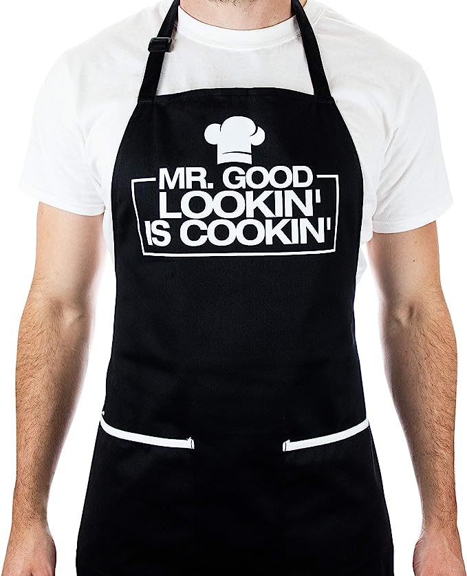 Mr. Good Lookin' Is Cookin' Apron