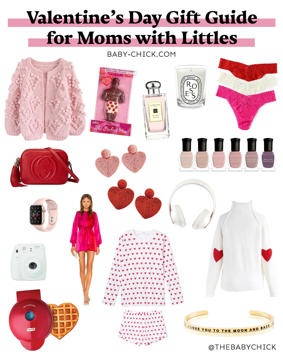 Valentine's Day Gift Guide for Moms with Littles collage