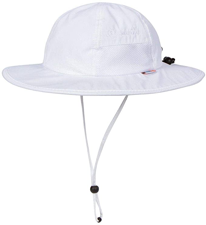 White sun hat for kids