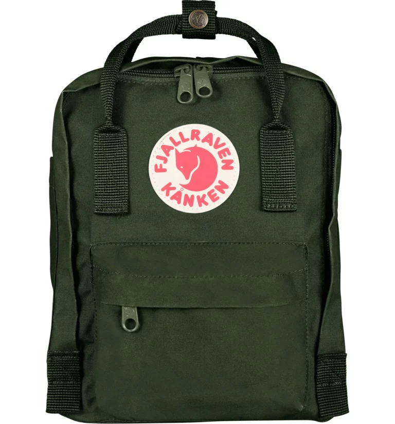 Green mini backpack