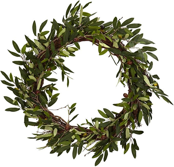 Nearly Natural 4773 20in. Olive Wreath