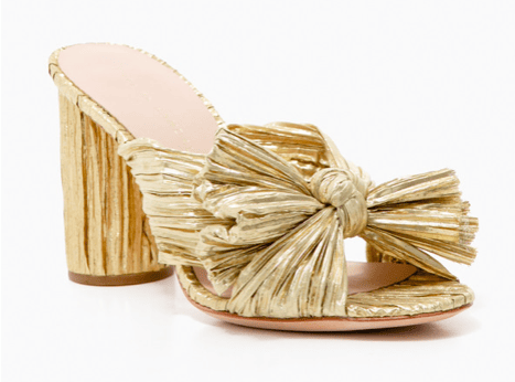 GOLD PENNY KNOT MULES