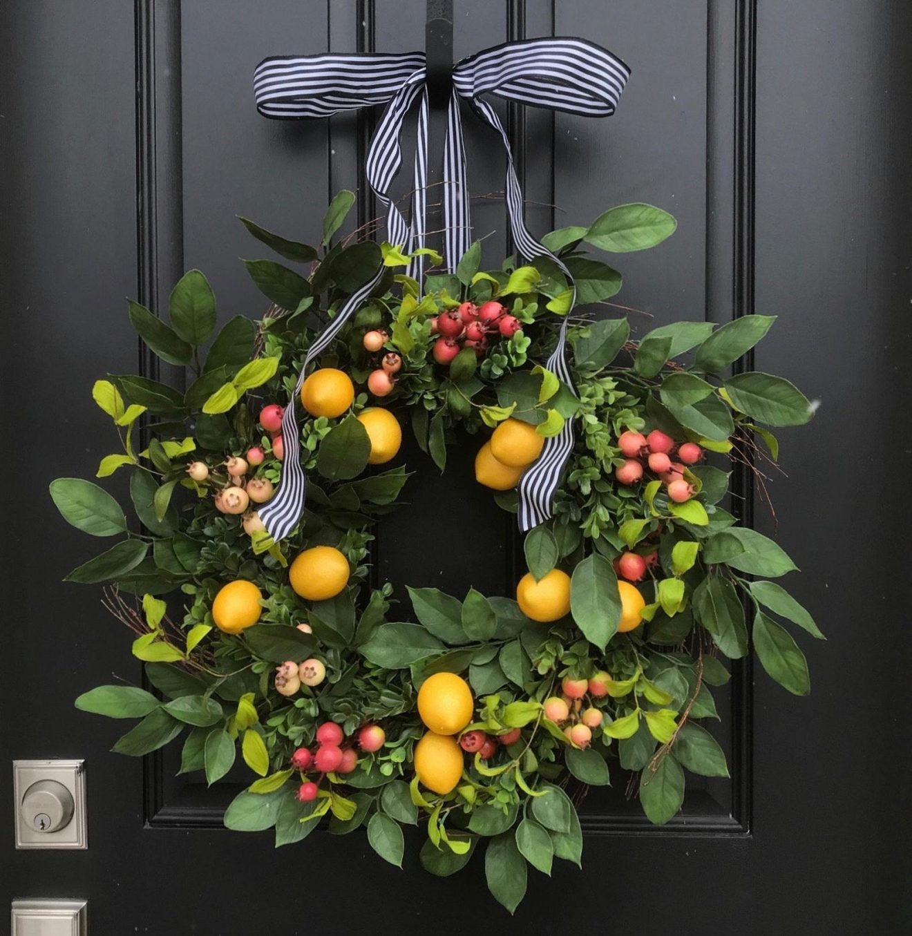 Lemons and Crabapple Wreath