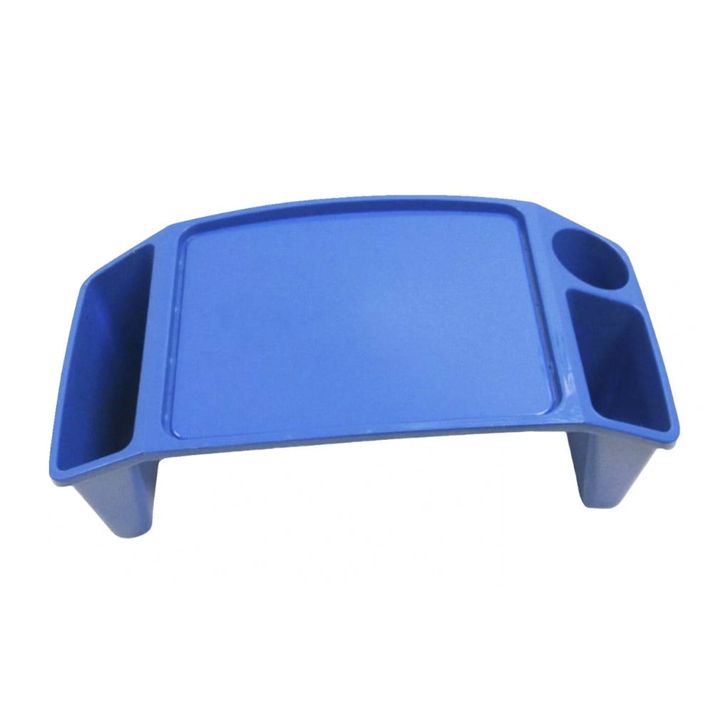 Dial Stackable Lap Tray, 8 x 21 x 12 Inches, Blue