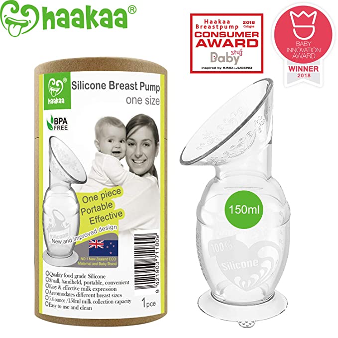 Haakaa Manual Breast Pump with Base