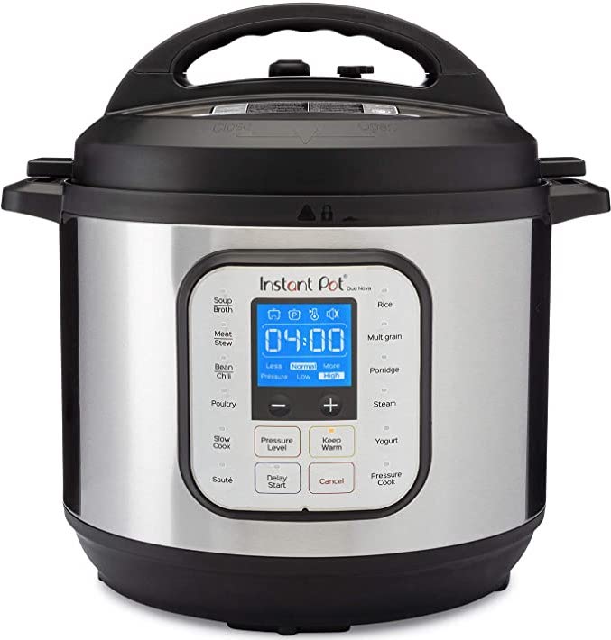 Instant Pot Duo Nova 7-in-1 Electric Pressure Cooker, Slow Cooker, Rice Cooker, Steamer, Saute, Yogurt Maker, and Warmer