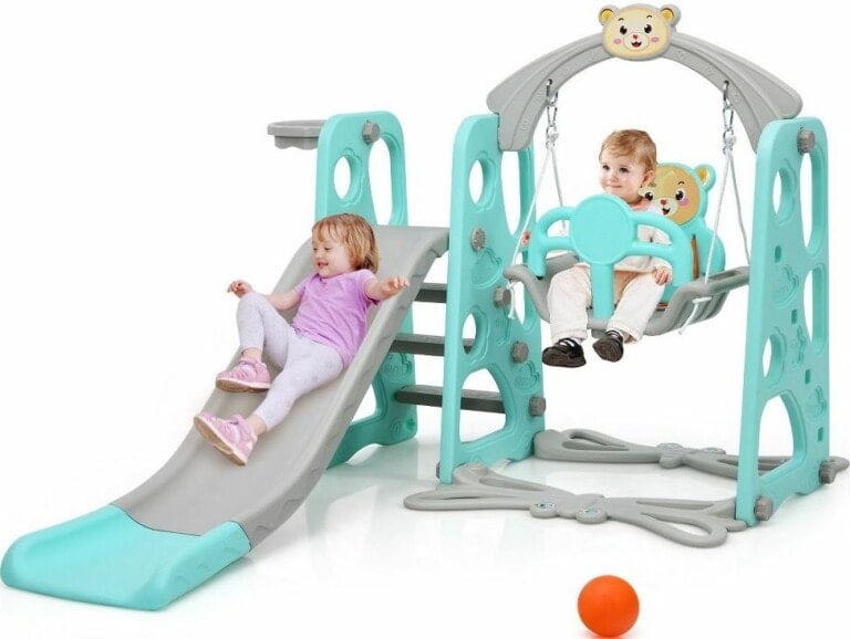 Babyjoy 4-in-1 Toddler Climber and Swing Set