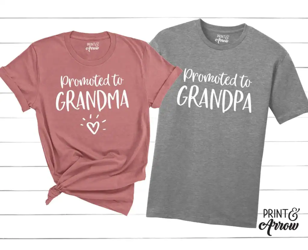 Cute baby chick graphic t-shirts for new grandparents and grandmothers.