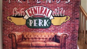 Central Perk backdrop for pictures