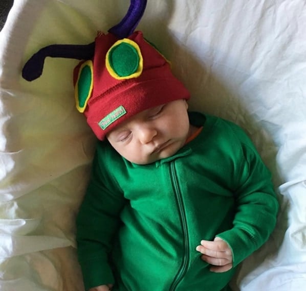 A Very Hungry Caterpillar baby costume