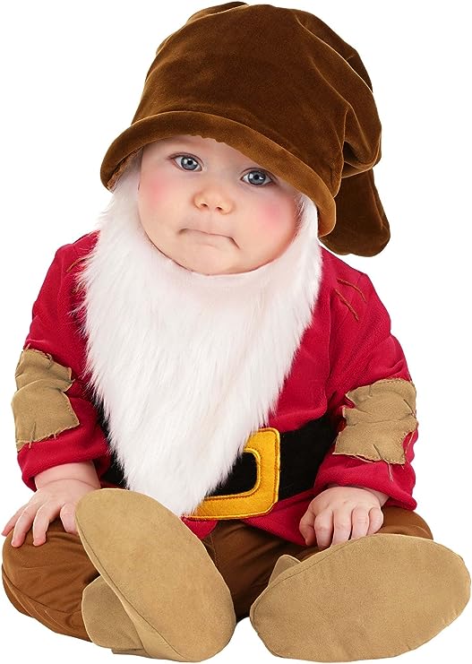 Grumpy dwarf costume for baby