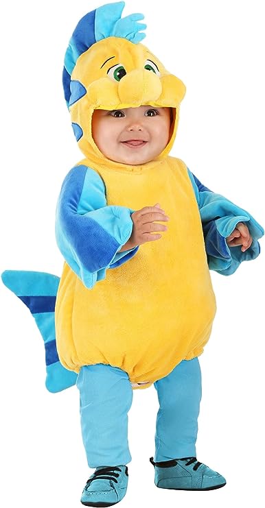 Flounder baby costume