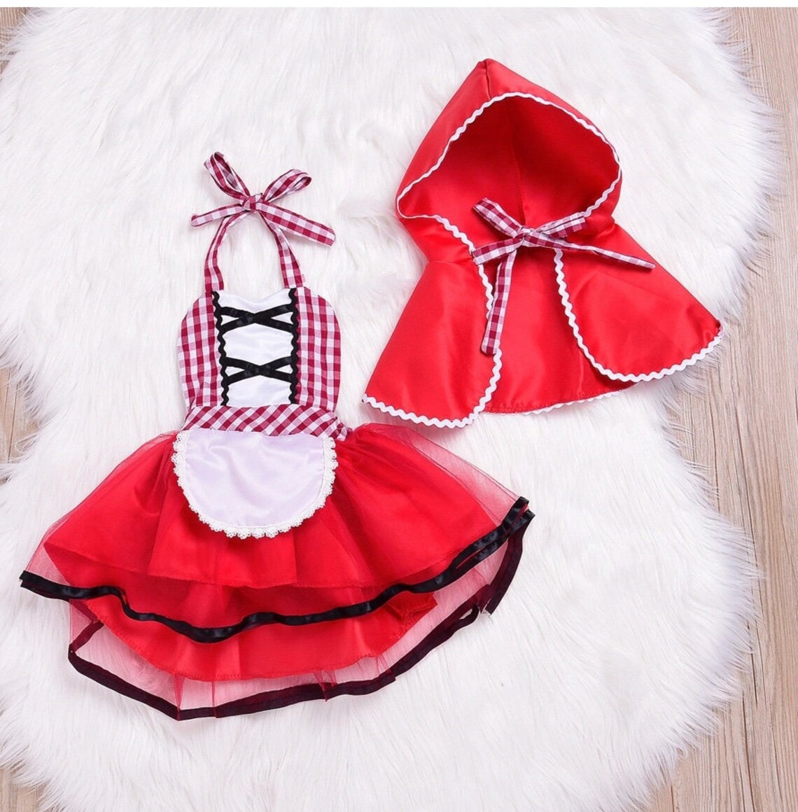 Little red riding hood baby costume