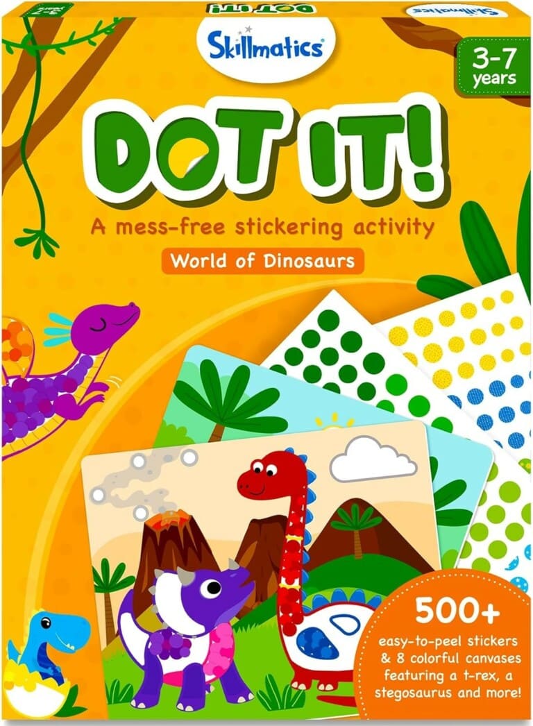 Dot It! Dino Sticker Activity
