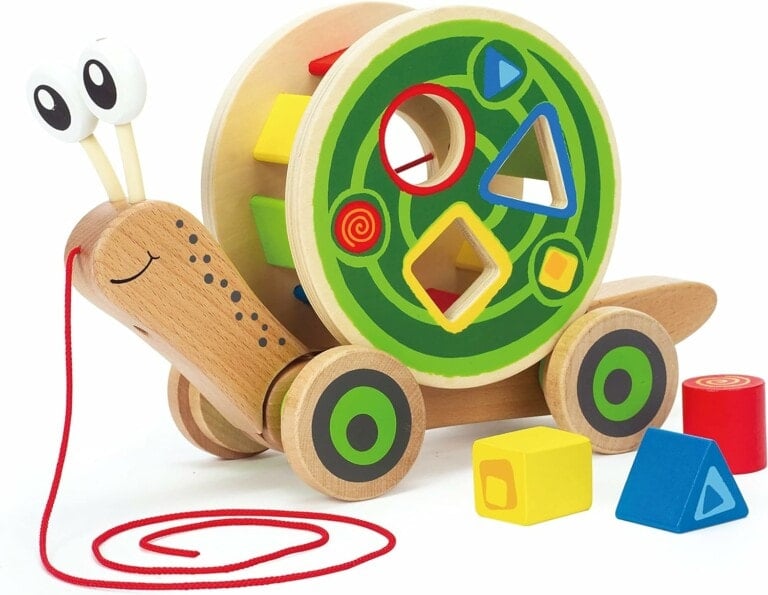 Snail Wooden Pull Toy