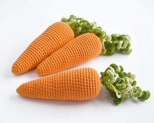Crochet Carrot Rattle