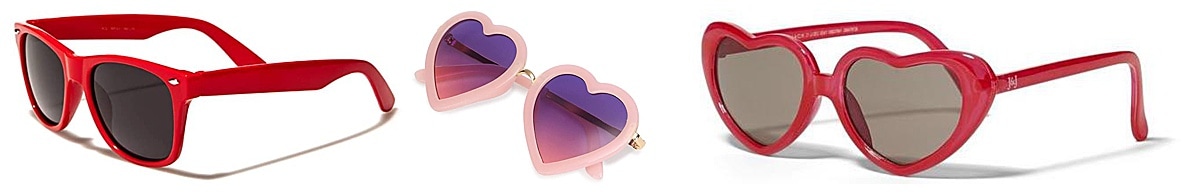 Kids sunglasses for Valentines Day