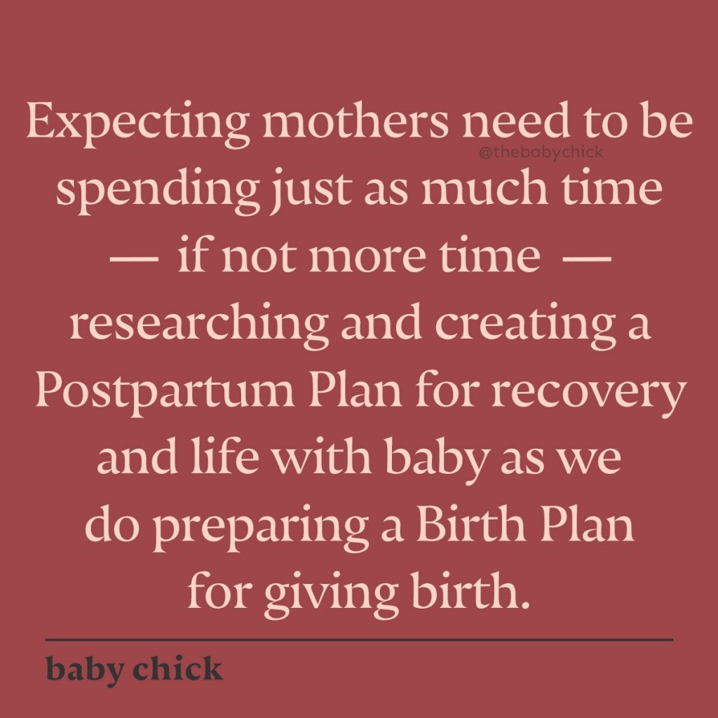 postpartum plan