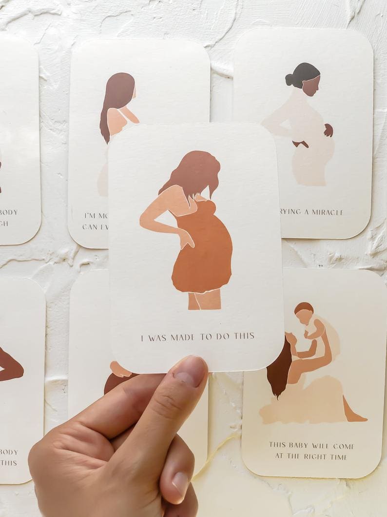 Pregnancy Affirmation Cards