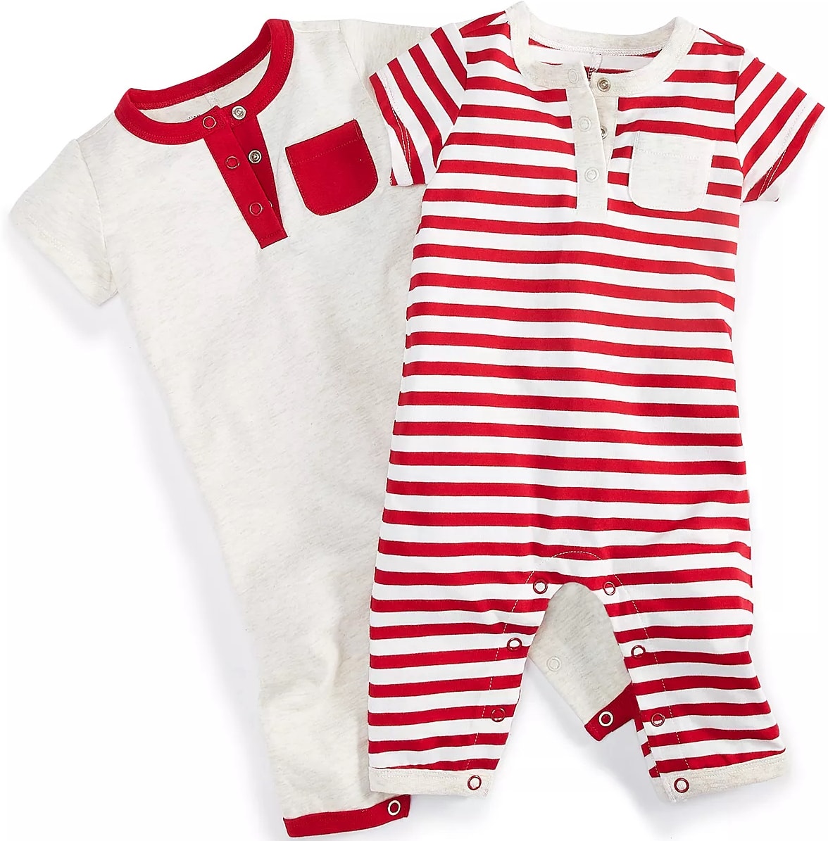 Red and white onesies 