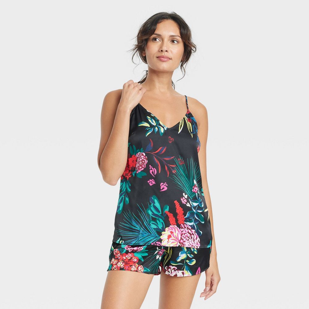 Floral print pajama set 