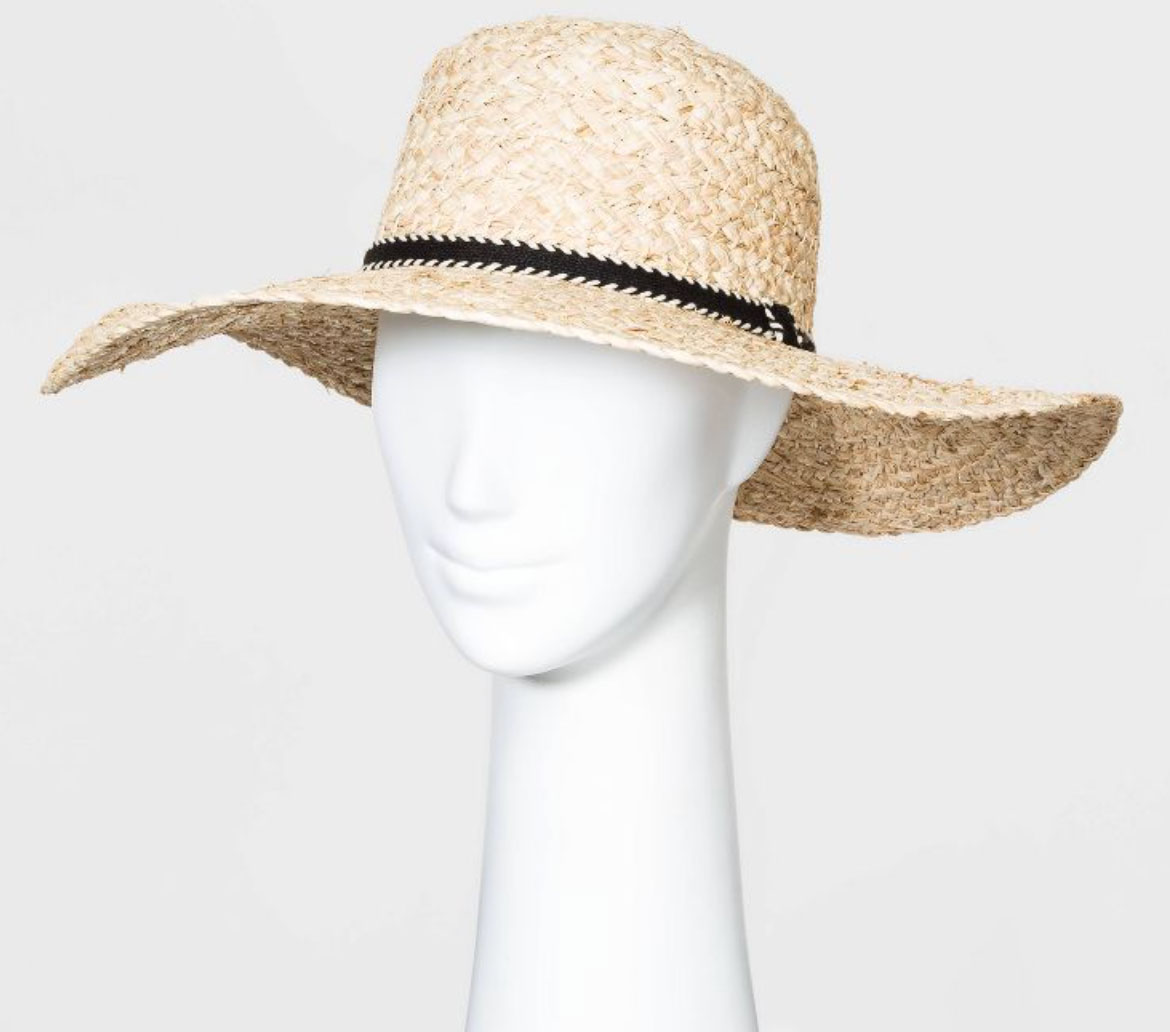 Straw boater hat 