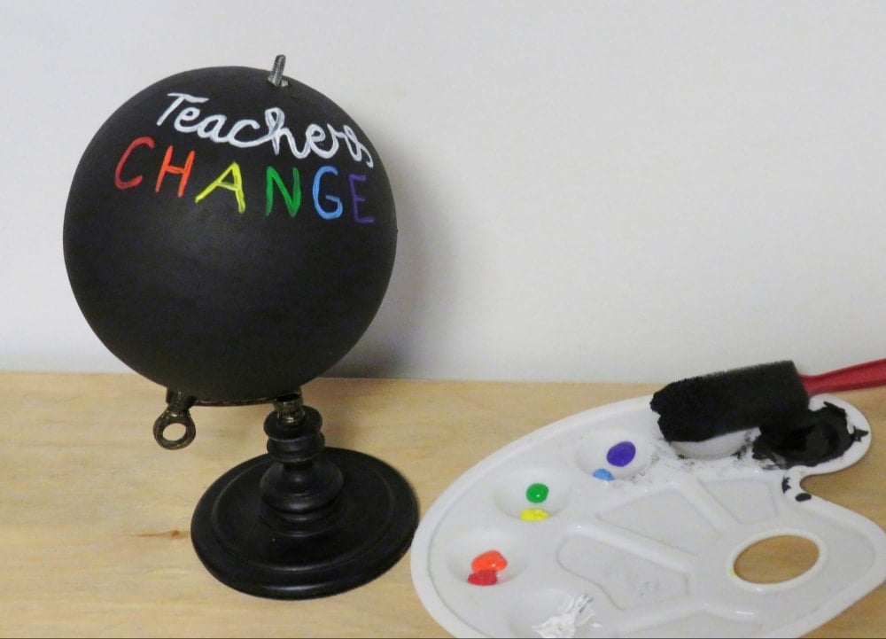 DIY Teacher Appreciation Gift: Teachers Change the World