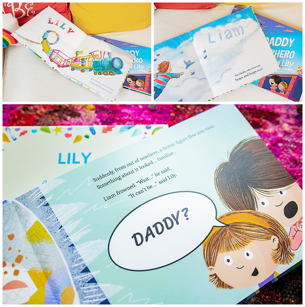 Personalized pages inside Wonderbly books