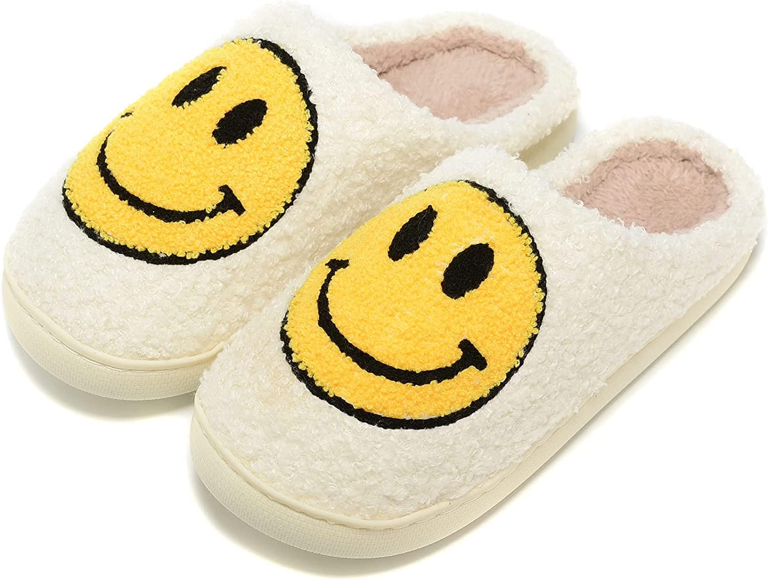 Smiley face slippers