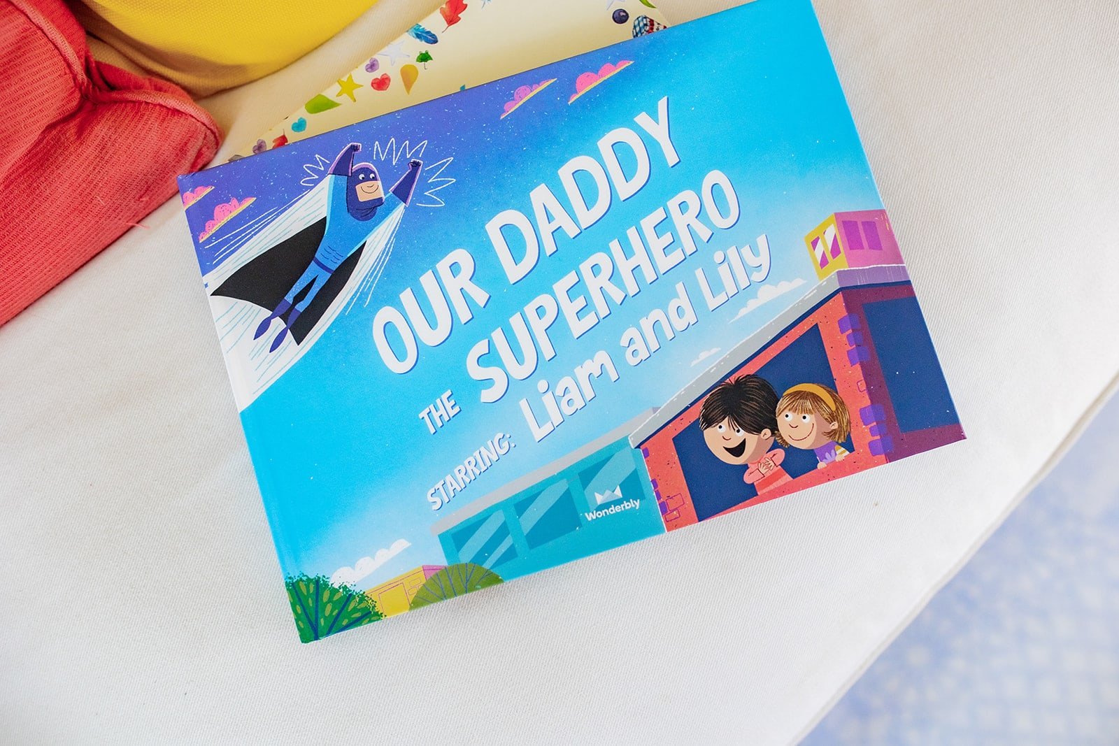 "My Daddy the Superhero" Wonderbly book