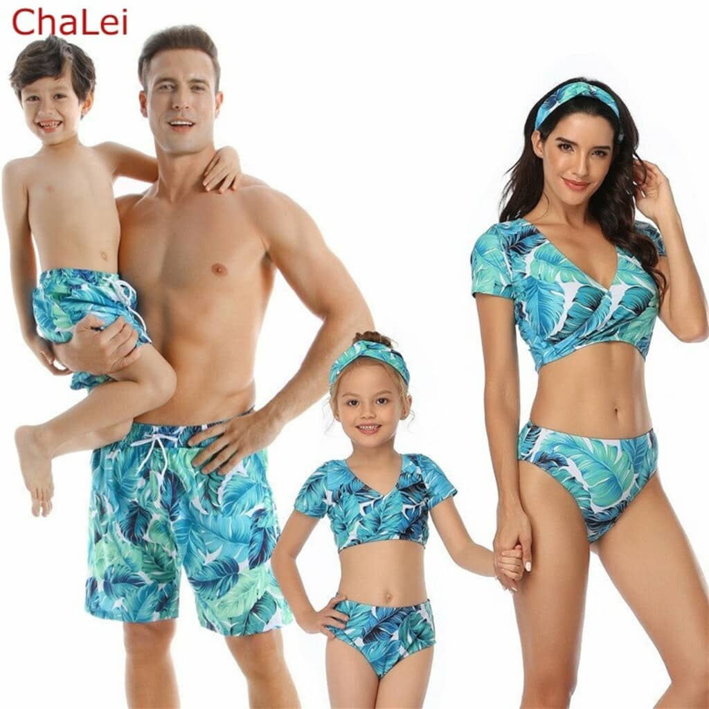 Matching Family Swimsuits