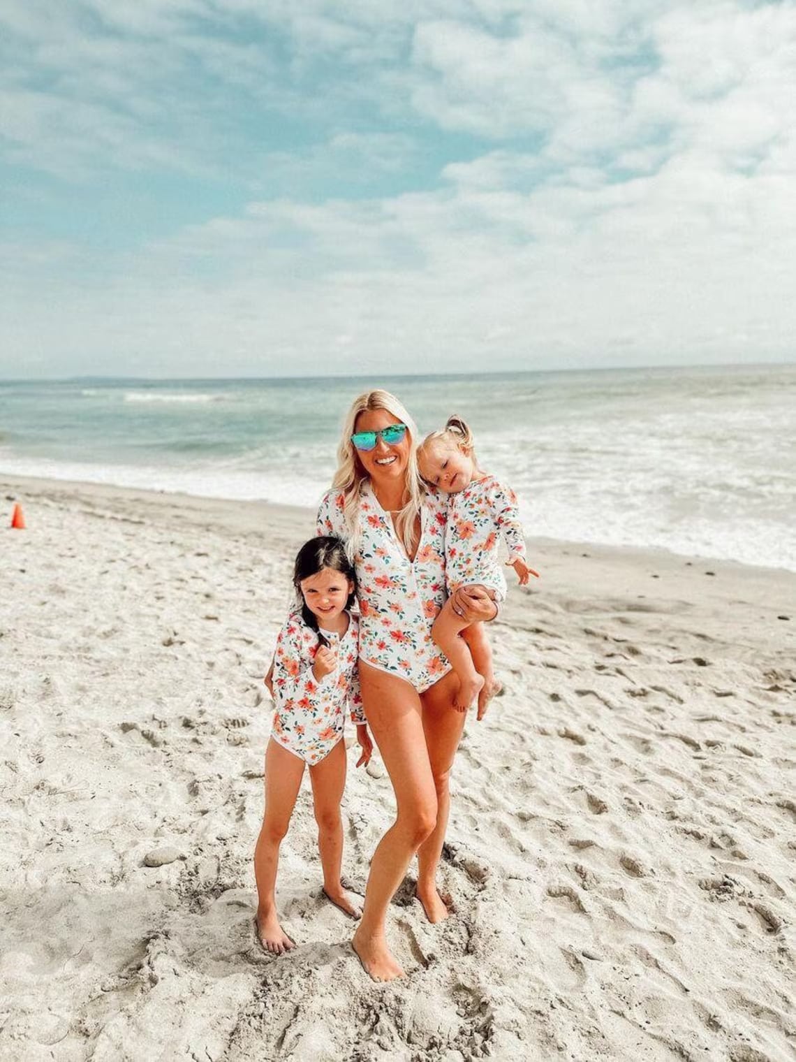 floral print mommy & me swimsuits