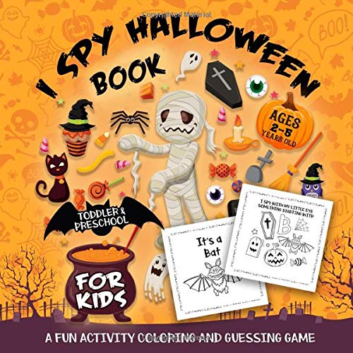 I Spy Halloween Activity Book for Kids