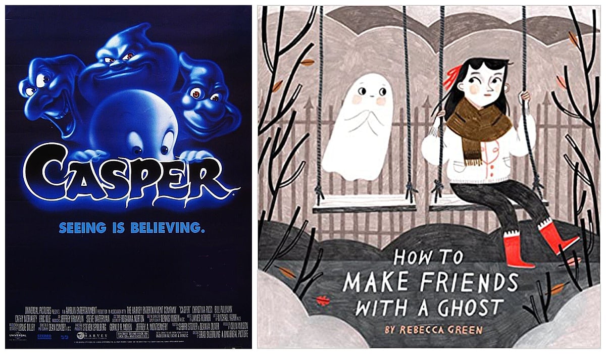 Casper movie and How to Make Friends with a Ghost book