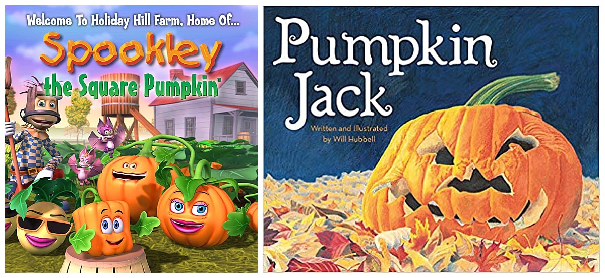 Spookley the Square Pumpkin movie and Pumpkin Jack book.