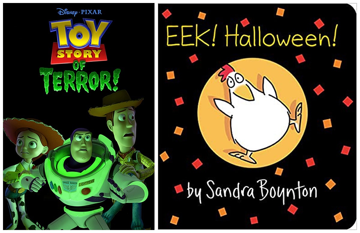 Toy Story of Terror! movie and EEK! Halloween book