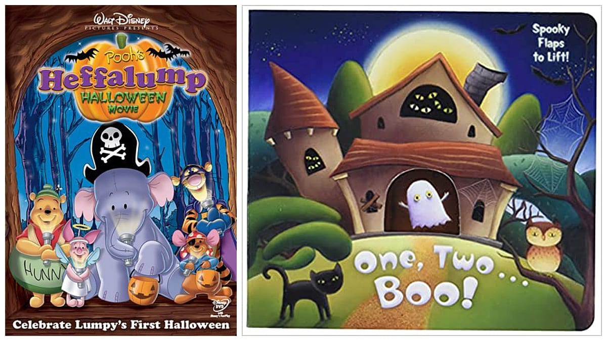 Pooh's Heffalump Halloween Movie and One, Two...Boo! Board book
