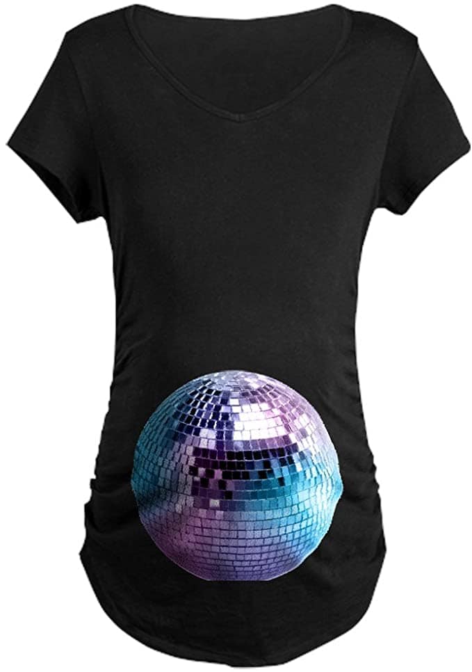 Disco Ball maternity shirt