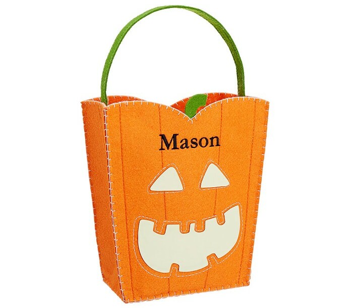 Glow-in-the-Dark Pumpkin Treat Bag