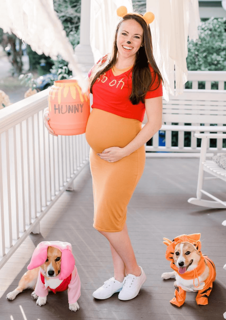 Winnie the pooh maternity costume