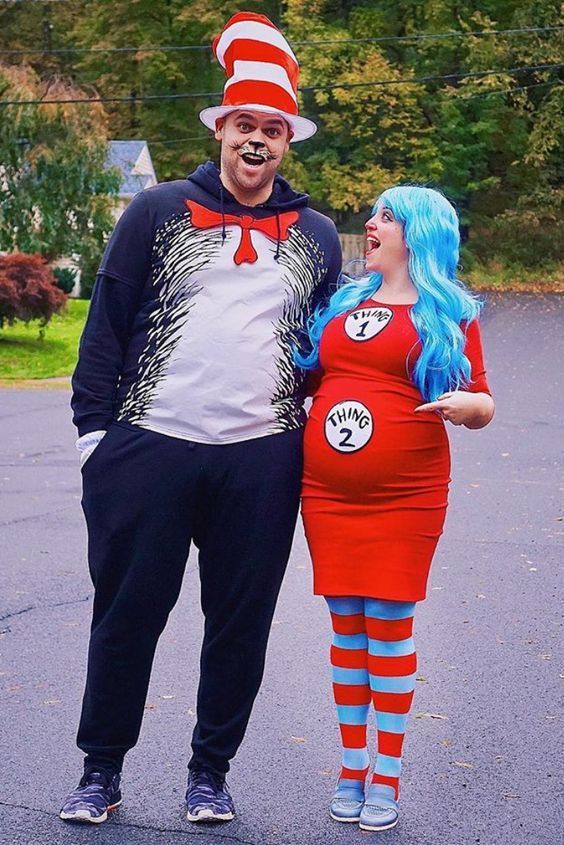 Thing 1 and Thing 2 costume