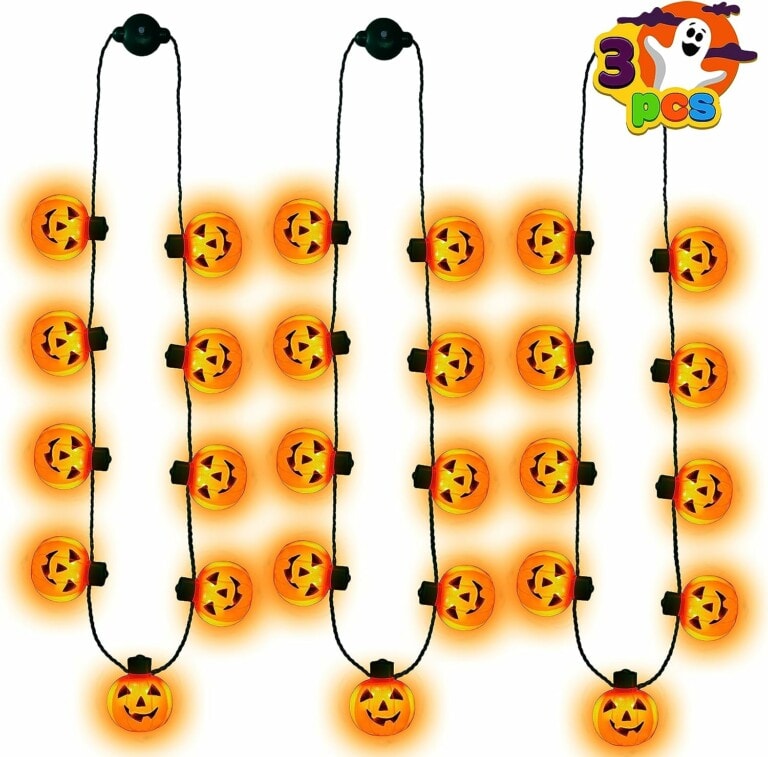 Pumpkin Light-Up Necklaces