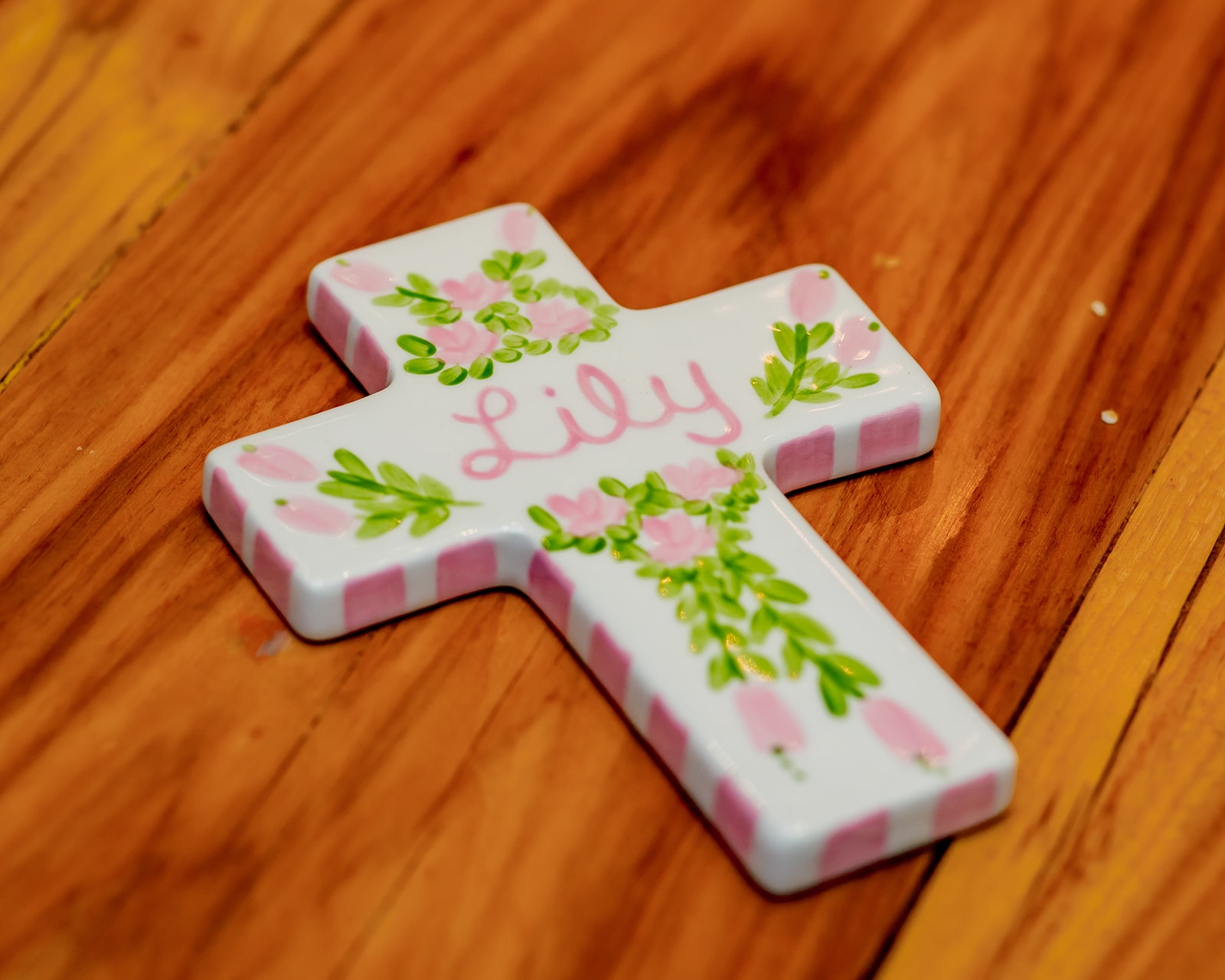 porcelain personalized cross