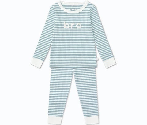 MORI striped "bro" pajama set